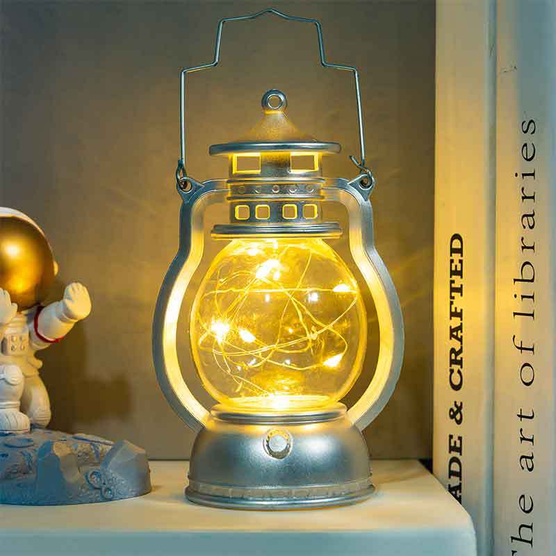 Vintage LED Small Oil Lamp Decorative Candle Light