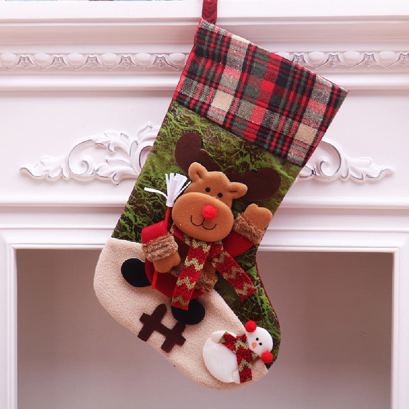 Christmas Gift Sock Hanging Bag