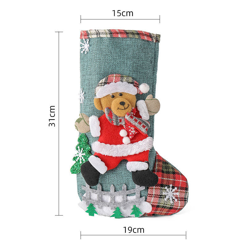Christmas Gift Sock Hanging Bag