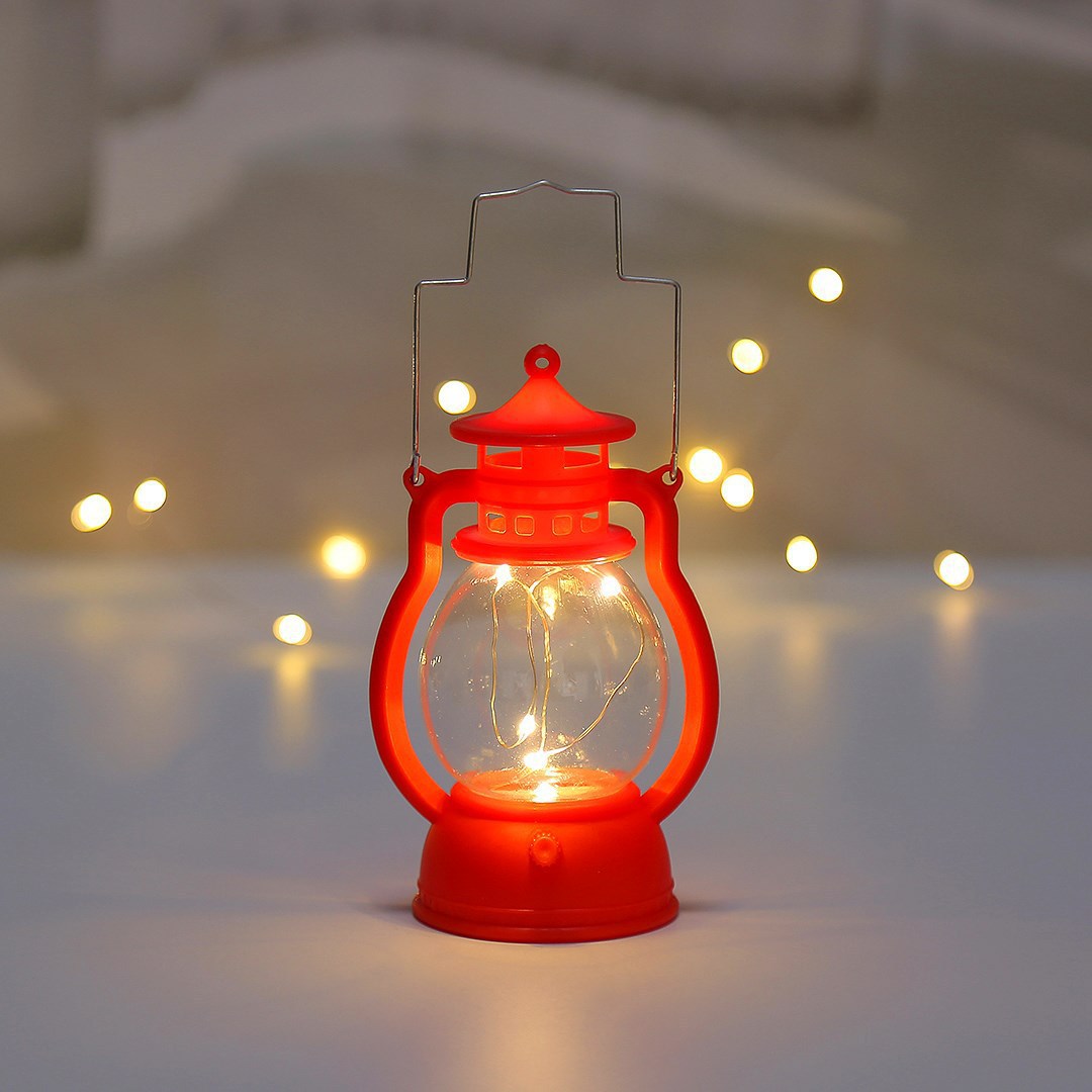 Vintage LED Small Oil Lamp Decorative Candle Light