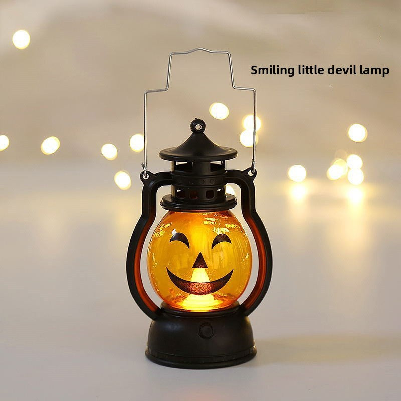 Vintage LED Small Oil Lamp Decorative Candle Light