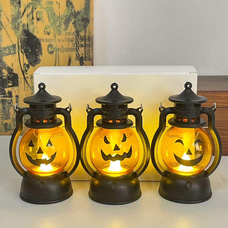 Vintage LED Small Oil Lamp Decorative Candle Light